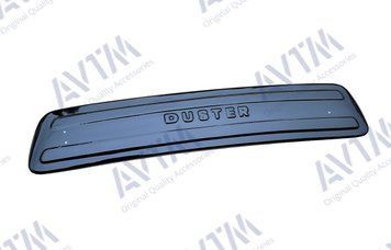 Зимова накладка Renault Duster 2010-2018 бампер низ, глянець AVTM FLGL0138