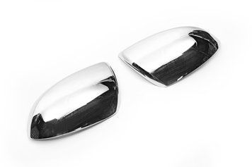 Накладки хромированные на зеркала (2шт, полированная) Mazda 3 2009-2013/Mazda 6 2007-2012, Carmos, 6450086