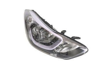 Фара передняя Hyundai Elantra 2010-2014 EUR, правая, электрическая регулировка, с корректором, H7/PY21W/W5W, Depo, 221-1182R-LDEM2
