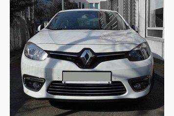 Накладки хромированные на решетку бампера Renault Fluence 2013-, Carmos, 64457457