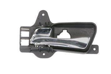 Ручка открывания двери Hyundai I20 2008-2012, задняя, левая, внутренняя, черная/хром AVTM, 836102L010, 6012489