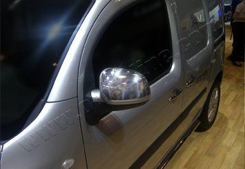 Накладки хромированные на зеркала (2шт) Renault Kangoo 2013-/Mercedes-Benz Citan 2012-, OmsaLine, 6122113