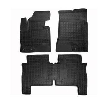 Килимки у салон Hyundai Santa Fe 2010-2012, 5місць, чорні, 4шт, Avto-Gumm, 11165 Avto-Gumm