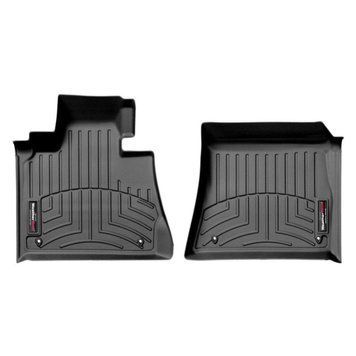 Коврики в салон BMW X5 2000-2007, с бортом, передние, черные, Weathertech 440401