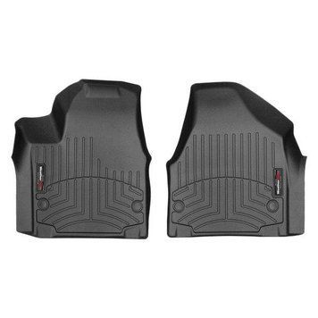 Килимки у салон Chrysler Pacifica 2016-/Voyager 2020-, з бортом, передні, чорні, Weathertech 449451