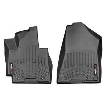 Килимки у салон Hyundai Tucson 2015-, з бортом, передні, чорні, Weathertech 448161