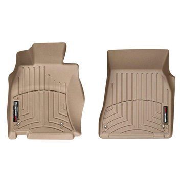 Коврики в салон Lexus LS460 2006-2012, AWD, с бортом, передние, бежевые, Weathertech 452361