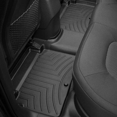 Килимки в салон Hyundai IX35/ KIA Sportage 2010- з бортиком, задні, чорні 442924 Weathertech