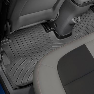 Килимки в салон Chevrolet Bolt 2017- з бортиком, чорні, задні 4411702 Weathertech