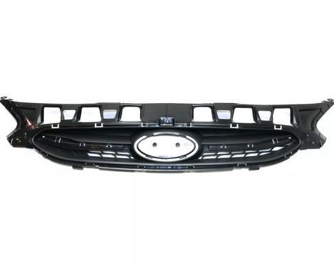Решітка радіатора Hyundai Accent 4 2014-2019, без хромованої накладки, AVTM, 183227919