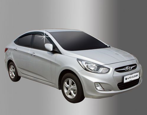 Дефлектори вікон Hyundai Accent Sd 2011- 4шт Clover AC A126