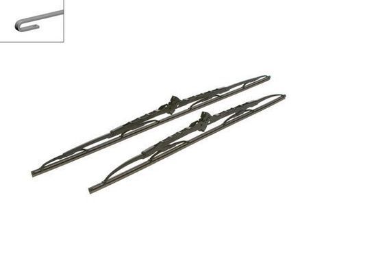 Комплект щіток склоочисників каркасна BOSCH Twin 650/550мм Bosch 3397010302
