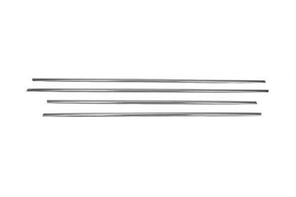 Окантовка стекла (4шт, нижняя) Renault Fluence 2009- Carmos 009RN180220
