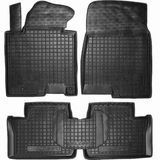 Коврики в салон Kia Soul 2009-2014, черные, 4шт, Avto-Gumm, 11202 Avto-Gumm