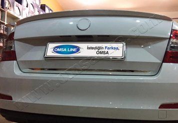Накладка хромированная на кромку багажника Skoda Octavia 5D/SW 2013-, OmsaLine, 6612052