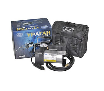 Компресор Ураган КА-У12040 100psi, 12Amp, 35л, прикурювач+перехідник Vitol КА-У12040 (12)
