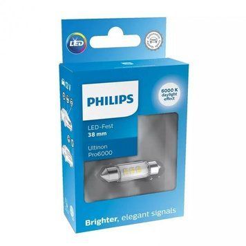 Автолампа C5W Ultinon Pro6000 LED 12V 1W SV8,5 (блистер 1шт)