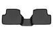 Килимки у салон Volkswagen e-Golf 2014-2019, з бортом, задні, чорні, Weathertech 4413382 1