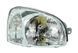 Фара передняя Hyundai Santa Fe 1 2000-2005, правая H4, серая рамка, электрическая/механическая регулировка, Depo, 221-1139R-LDEMD 1