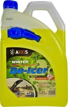 Омивач скла зимовий AXXIS -22&deg;С, Fruit yellow, 4л AXXIS AX-2015