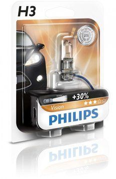Автолампа H3 WhiteVision ultra 12V 55W PK22s (блистер 1шт)