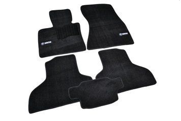 Коврики в салон (ворсовые) BMW X5/X6 F15/F16 2013-, Premium, черные, AVTM BLCLX1059