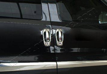 Накладки хромированные на ручки (8шт) Fiat Doblo/Fiorino/Nemo/Bipper/Combo 2010-, OmsaLine, 2524043