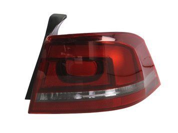 Ліхтар задній Volkswagen Passat B7 2011-2014, правий, зовнішній, димчастий, Depo, 441-19C2R-UE2