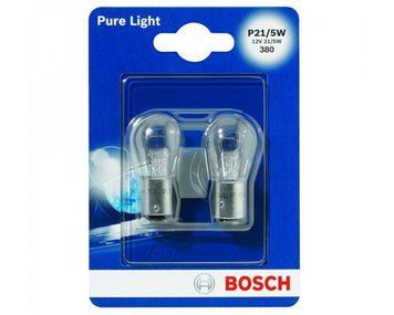 Автолампа P21/5W Pure Light 12V 21/5W BAY15d (блистер 2шт)