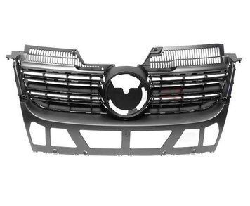 Решетка радиатора Volkswagen Golf 5 Combi/Jetta 2007-2009, с хромированным молдингом, AVTM, 189544990