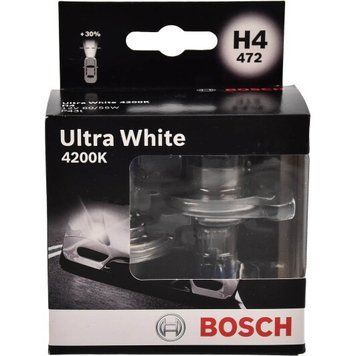 Автолампа H4 Ultra White 12V 60/55W P43t (кт 2шт)