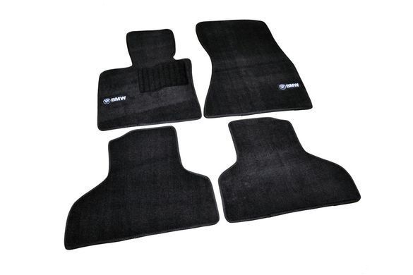 Килимки у салон (ворсові) BMW X5/X6 F15/F16 2013-, Premium, чорні, AVTM BLCLX1059