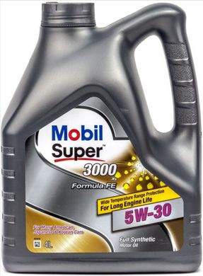 Моторное масло Mobil Super 3000 Formula FE 5W-30 4л MOBIL 151528