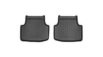 Коврики в салон Skoda Octavia A7 2013-, с бортом, задние, черные, Weathertech 444963