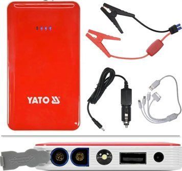 Пуско-зарядное устройство YATO (12-24V, 200/400А, 7500 мАч) автономное Yato YT-83080