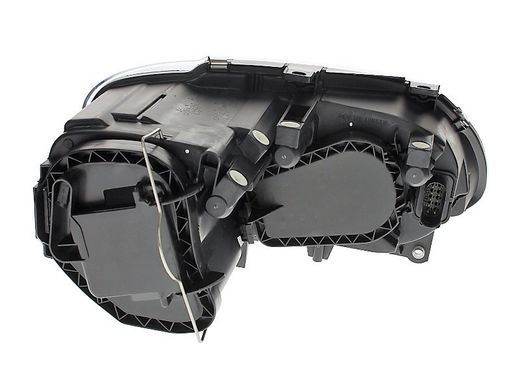 Фара передня Volkswagen Caddy 2004-2010/Touran 2003-2006, права H7/H7, електричне регулювання, хром рамка, Depo, 441-1172R-LDEM1