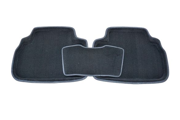 3D килимки в салон Subaru Forester 2018- ворсові чорні 5шт 93259 Seintex