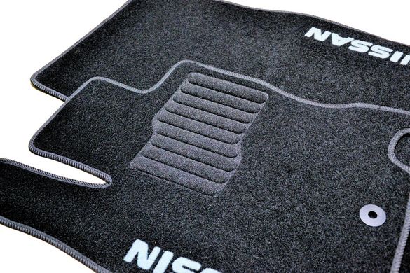 Ворсовые коврики Nissan Qashqai (2014-)/черные, кт. 5шт, KE7454E221 BLCCR1425 AVTM