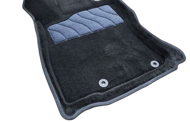 3D килимки в салон Subaru Forester 2018- ворсові чорні 5шт 93259 Seintex