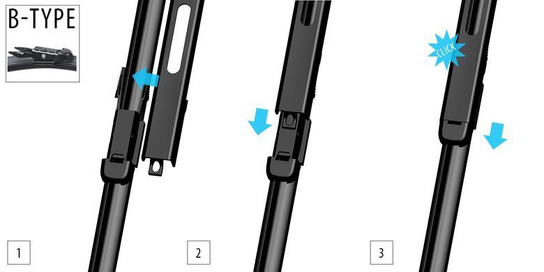 Щітки склоочисника Volvo S60 04-10/ V70/ XC70/ S80 04-07/ XC90 04-11 ,кт 2 шт Oximo WB400450