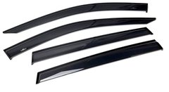 Дефлектори вікон (вітровики) Volkswagen Golf 7 2012- (з хром молдингом) 047vw020201 Niken