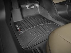Коврики в салон VW Tiguan 2016- бортиком задние, черные 449892 Weathertech