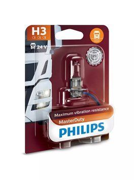 Автолампа H3 MasterDuty 12V 50W PK22s (блистер 1шт)