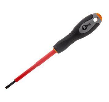 Отвертка изолированная шлицевая 0.5*3.00мм, 75мм, 1000В INTERTOOL VT-3203