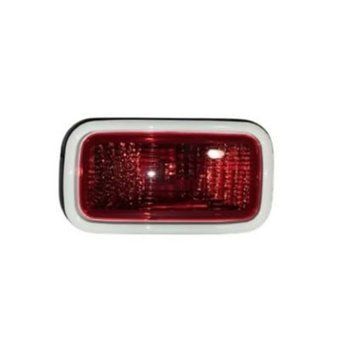 Фонарь задний Mitsubishi Lancer 9 2003-2010 левый, в бампер п/тум, активный, + окуляр, белая рамка Depo 214-4001L3LD-UE