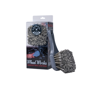 Щітка Chemical Guys для очищення колісних дисків, покришок, колісних арок Wheel works Medium Duty Wheel & Body Brush Chemical Guys ACCG09