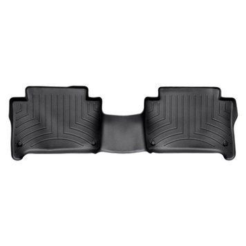 Килимки у салон Audi Q7 2005-, з бортом, задні, чорні, Weathertech 441512