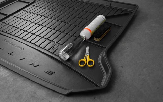 Килимок в багажник Opel Corsa (E) 2014-2019 (нижній рівень)(з запаской)(2 ряд не регулируется) Pro-Line Frogum FG TM549604