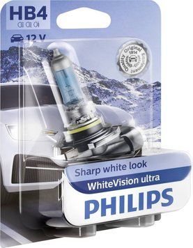 Автолампа HB4 WhiteVision ultra 12V 51W P22d (блистер 1шт)