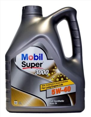 Моторное масло Mobil Super 3000 X1 5W-40 4л MOBIL 151776